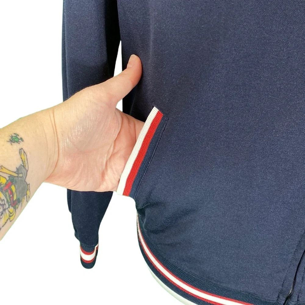 Billabong Navy Zip Up Track Jacket - Picture 5 of 16